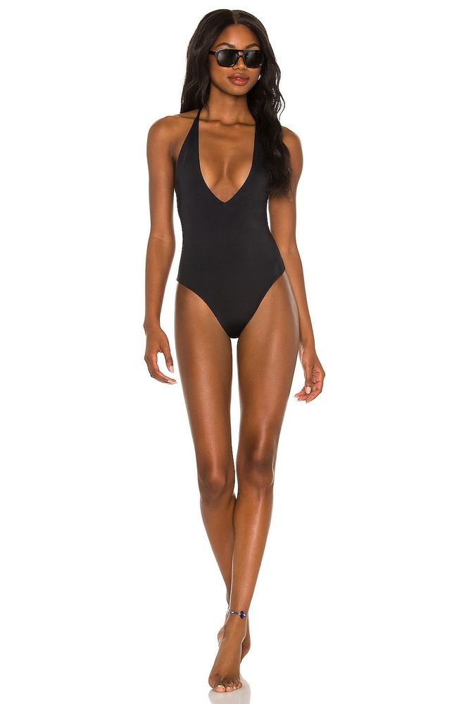 Size M Joues de Sable X REVOLVE Amber One Piece in Midnight REVOLVE MSRP $175